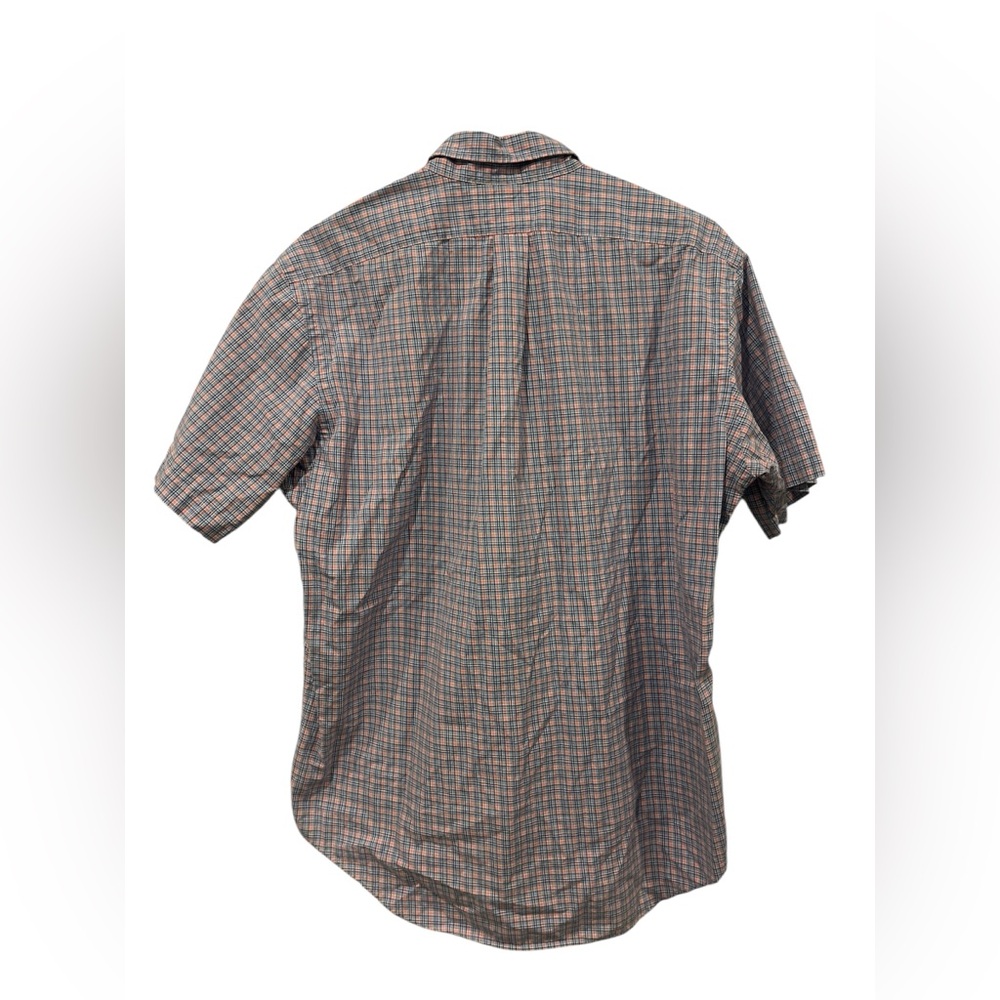 Ralph Lauren Classic Fit Men’s Size Large Button Down Plaid Short Sleeve EUC - Picture 6 of 6